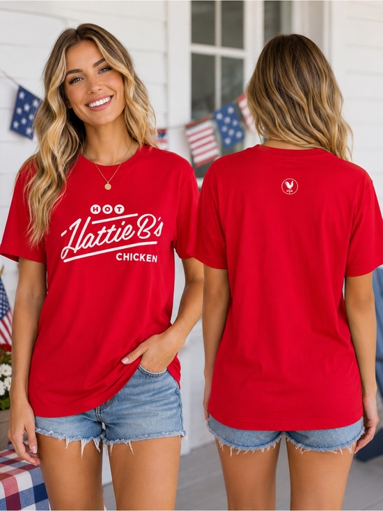 Bella Canvas Tops - Hattie B’s Hot Chicken Nashville Graphic Souvenir Tee